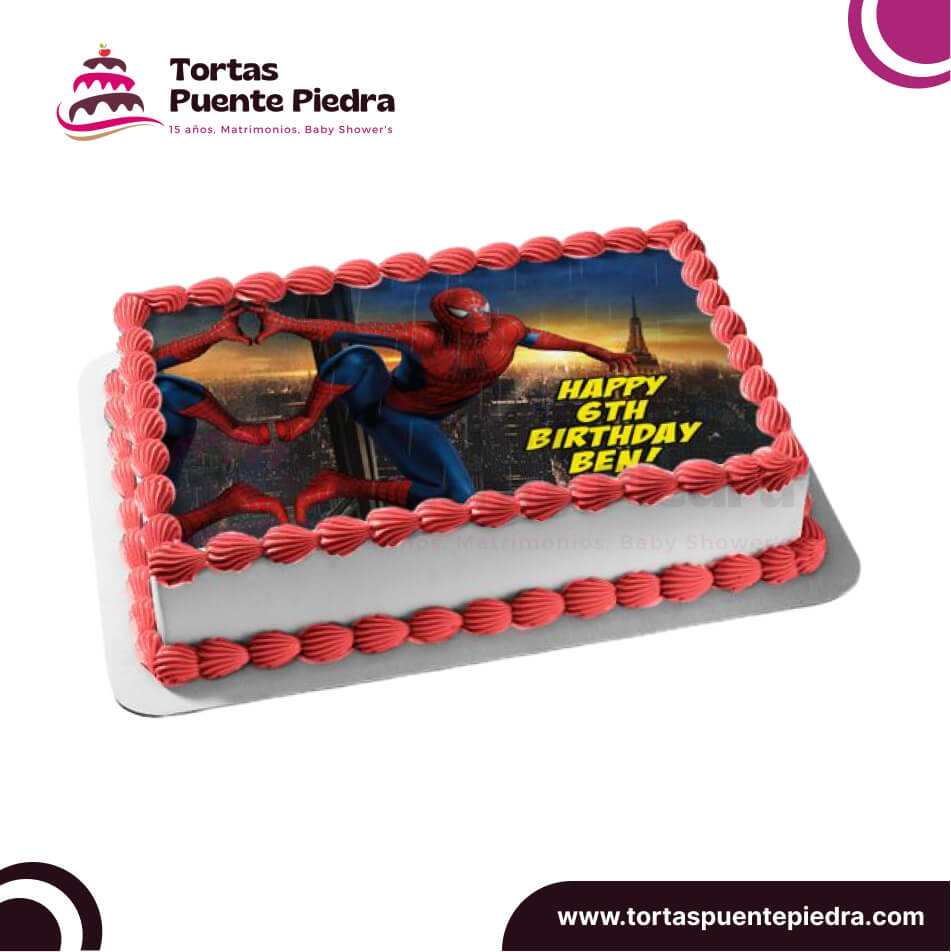 Torta hombre araña cuadrada 1 piso en puente piedra - 2
